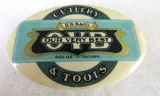 Antique Our Very Best Cutlery & Tools Advertising Pocket Mirror