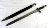 WWI M1913 Spanish Bayonet & Scabbard Artilleria Toledo