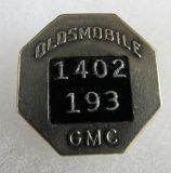Antique Original Oldsmobile/ GMC Employee Worker Badge