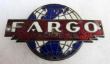 Antique Fargo Express Cloisonne Enameled Automobile Grill Badge/ Emblem