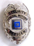 Vintage General Motors GM Plant Security Chest Badge