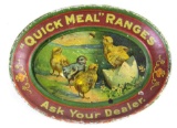 Antique Quick Meal Ranges Tin Tip Tray 3.25