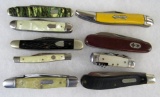 Grouping of (9) Vintage Pocket Knives Imperial, Sheffield+