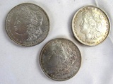 1885-O, 1888, 1891 Morgan Silver Dollars