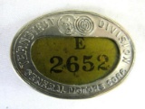 Antique General Motors Ternstedt Division Employee Worker Badge