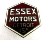 Antique Essex Motors Detroit Cloisonne Enameled Automobile Grill Badge Emblem