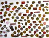 Excellent Lot (Approx. 100) Antique Tin Tobacco Tags