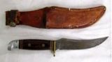 Vintage Western USA Fixed Blade Skinning Knife 9