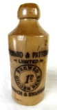 Antique Steward & Patteson Stoneware Ginger Beer Bottle Norwich & Swaffham