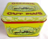 Vintage Oceanic Cut Plug Tobacco Tin Detroit, MI