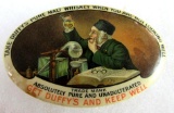 Antique Duffy's Pure Malt Whiskey Advertising Pocket Mirror