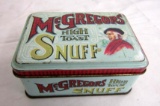 Antique McGregor's High Toast Snuff Tin
