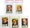(5) Vintage 1952 Topps Look N See Cards- Woodrow Wilson, Benedict Arnold+