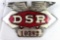 Antique DSR Detroit Street Railways Streetcar Badge- Cloissonne Enameled