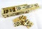 Outstanding Antique Scrimshaw Carved Bone Miniature Domino Set