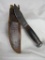 Antique Marbles Fixed Blade Knife/ Buster Brown Shoes Gladstone, Mich