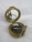 Antique 1914 Brinton Brass Nautical/ Maritime Compass 3.25