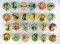 Lot (24) 1930's Green Duck Famous Aviators & Airplanes Pins