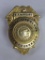 Vintage Deputy City Clerk Badge- Berkley Michigan- Named