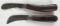 (2) Antique Remington Curved Single Blade Folding Knives/ Hawkbill