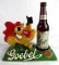 Vintage Goebel Beer Chalkware Bar Display Statue
