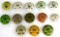 Lot (13) Vintage Michigan Bow Hunters Badges/ Pins 1947, 1957, 1960's-1991