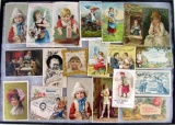 Grouping Antique Victorian Trade Cards- All Medicine, Tonic, Apothecary Related