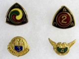 Vintage AMA American Motorcycle Association 1, 2, 3, 4 Year Membership pins