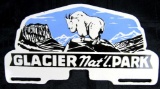 Glacier National Park Porcelain License Plate Topper