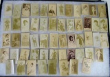 Lot (50+) 1890's Admiral & Sweet Caporal Tobacco Actors & Actresses Cards