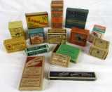 Grouping of Antique Small Boxes- Medicine, Friction Tape, General Store, Apothecary