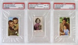 (3) 1930's Shirley Temple Tobacco Cards all PSA Graded