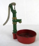 Antique Original Cast Iron Water Pump Ashtray