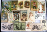 Grouping Antique Victorian Trade Cards- All Shoe/ Boot Footware Related