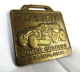 Antique Galion Motor Grader/ Steam Rollers Watch Fob