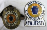 Antique Keystone Automobile Club Grill Badge & Arm Band