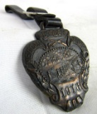 1916 US Mexican Border Service Metal Watch Fob