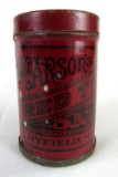 Antique Pearson's Red Top Snuff Tin Can