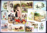 Grouping Antique Victorian Trade Cards- All Coffee Companies