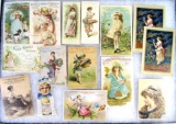 Grouping Antique Victorian Trade Cards- All Perfume/ Cologne Related