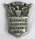 WWII US Liberty Loan Official Representative Badge