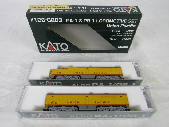 Kato N-Scale #106-0803 Union Pacific Pa-1 & PB-1 Diesel Locomotive Set