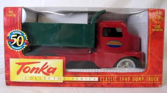 50th Anniversary 1949 Tonka 1/18 Pressed Steel Dump Truck MIB