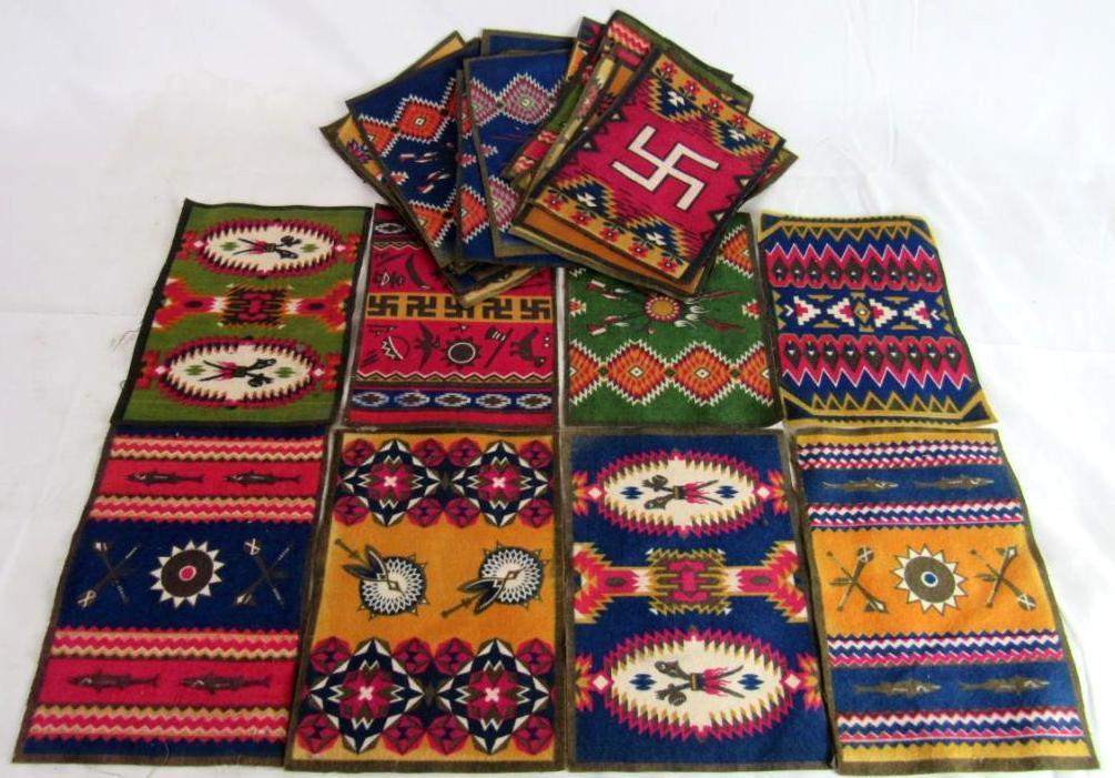 Lot of (34) Antique Tobacco Felts 9