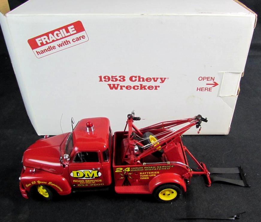 Danbury Mint 1:24 1953 Chevy Wrecker Diecast | Proxibid
