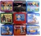 Lot (9) Hallmark Metal Character Lunch Boxes- Star Wars, Super Friends, Lone Ranger++ All Sealed