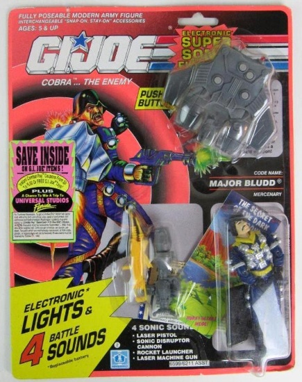 Vintage 1990 GI Joe Super Sonic Fighters Major Bludd Sealed MOC