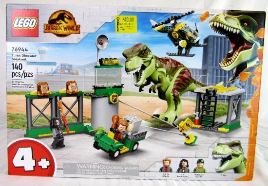 Lego #76944 Jurassic World T-Rex Dinosaur Breakout Set Sealed MIB