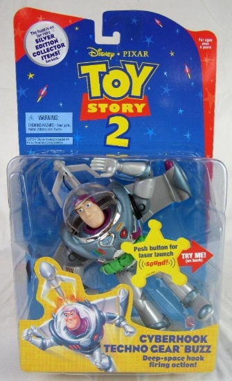 Toy Story 2 (1999) Mattel Cyberhook Techno Gear Buzz Lightyear MOC