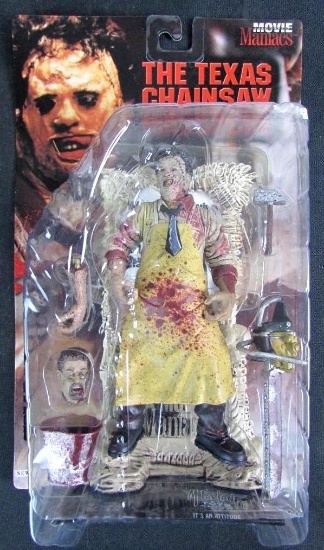 McFarlane Movie Maniacs (Series 1) Texas Chainsaw Massacre- Leatherface Figure MOC
